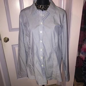 Van Heusen blue button down XXL
